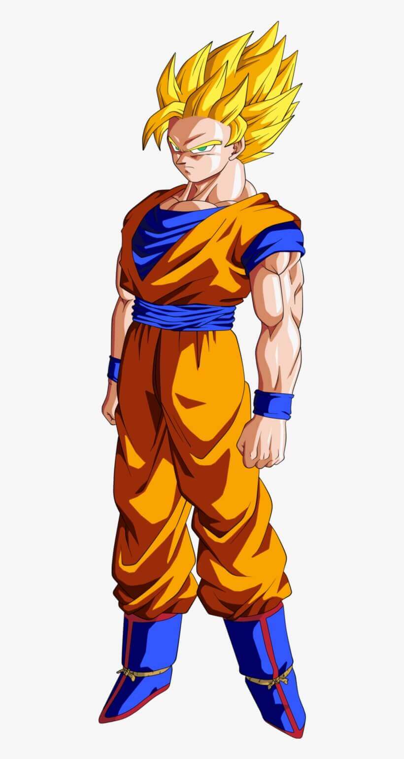 goku transforms into super saiyan