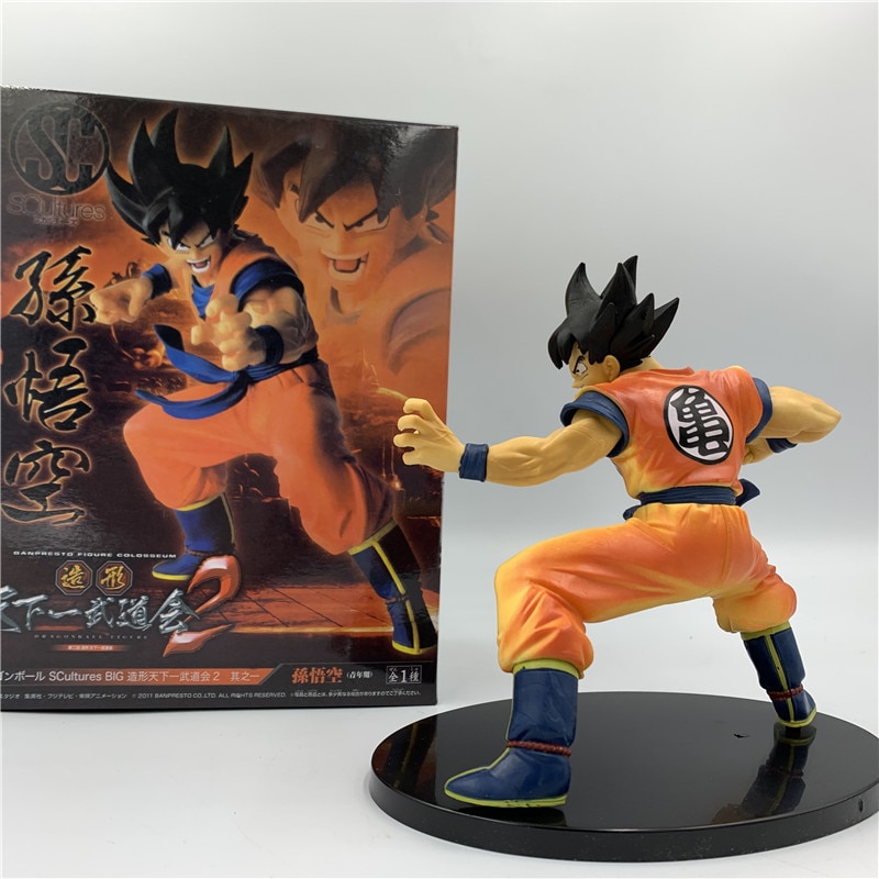 Banpresto Figura Goku 16 Cm - Statuetta In PVC Da Collezione, Base Inclusa, Idea Regalo Per Fan Di Dragon Ball