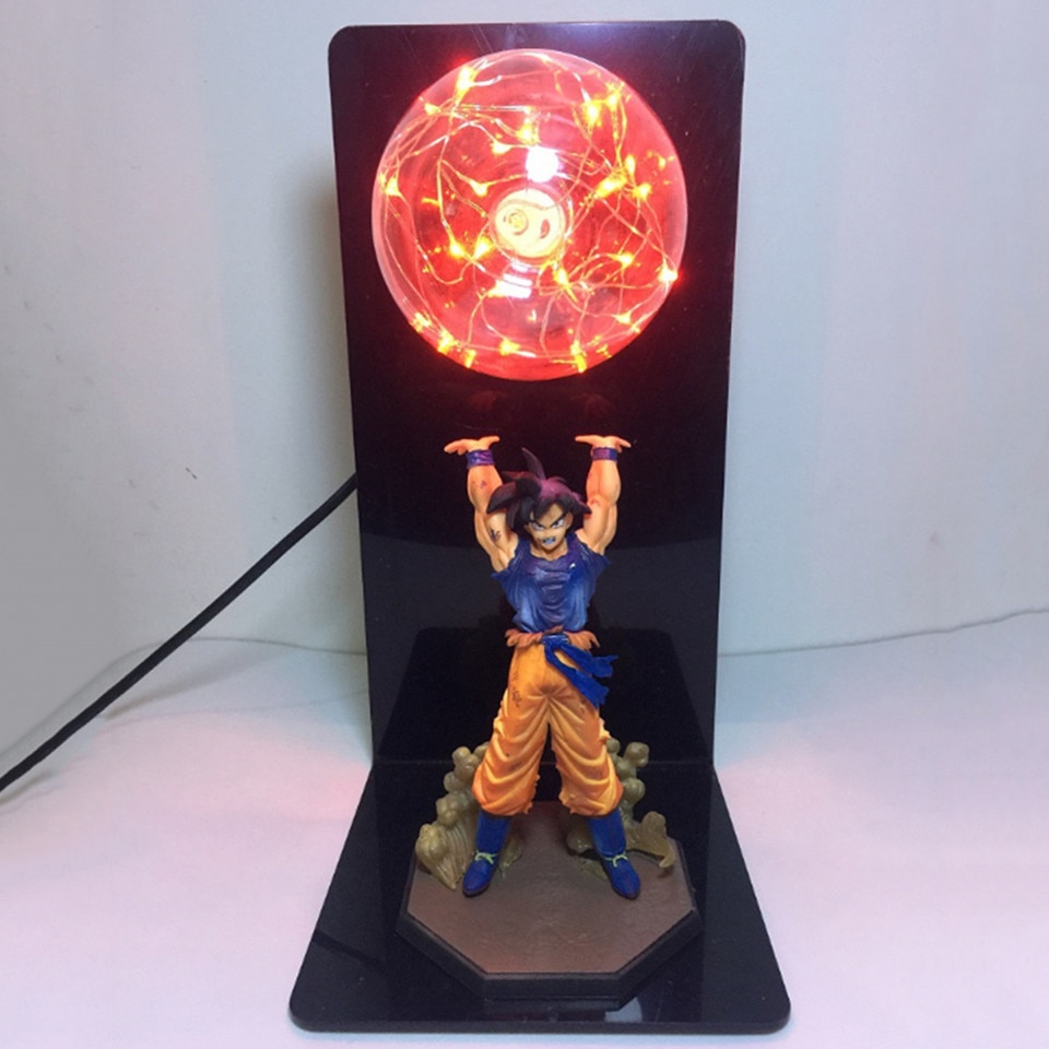 Dropship Dragon Ball Son Goku Strength Bomb LED Night Light Dragon Ball Z Table Lamp For Anime Fans Study Bedroom Decoration
