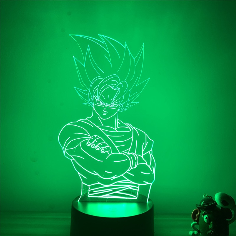 LAMPARA LED 16 COLORES / DRAGONBALL Z BROLY