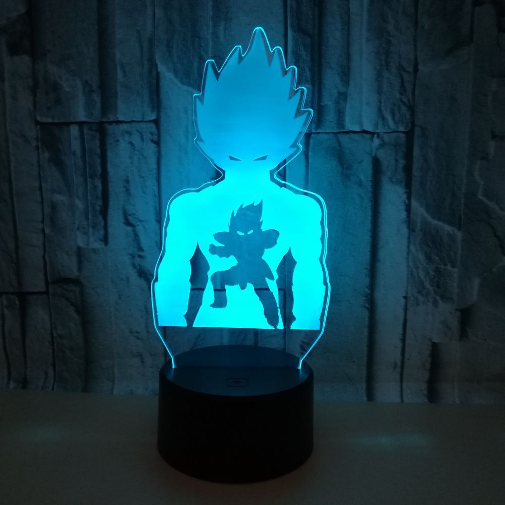 Goku Multi Colored Led Lamp