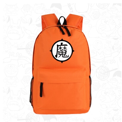 Dragon Ball Z Kanji 17 Laptop Backpack, Orange